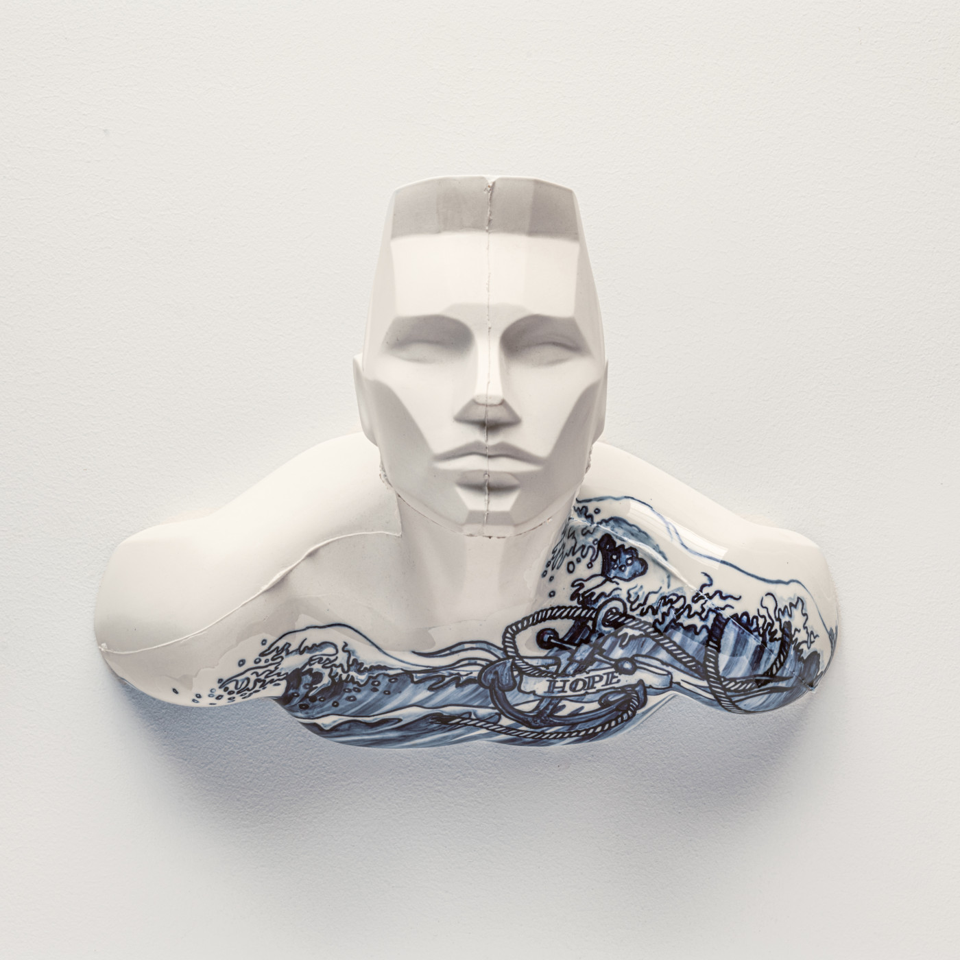 17th.cast raw white blued tattooed