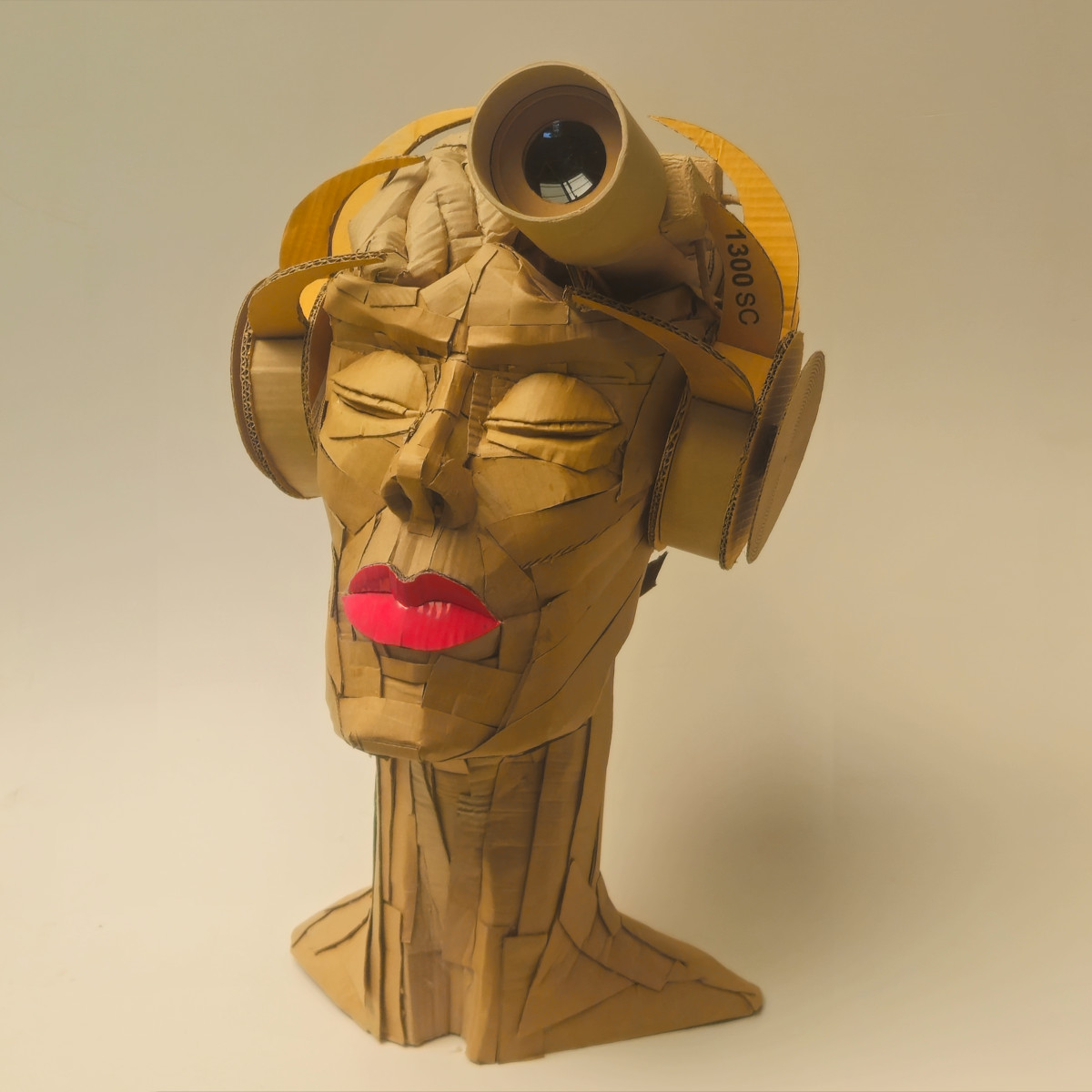 Papier paper head 1 kleur
