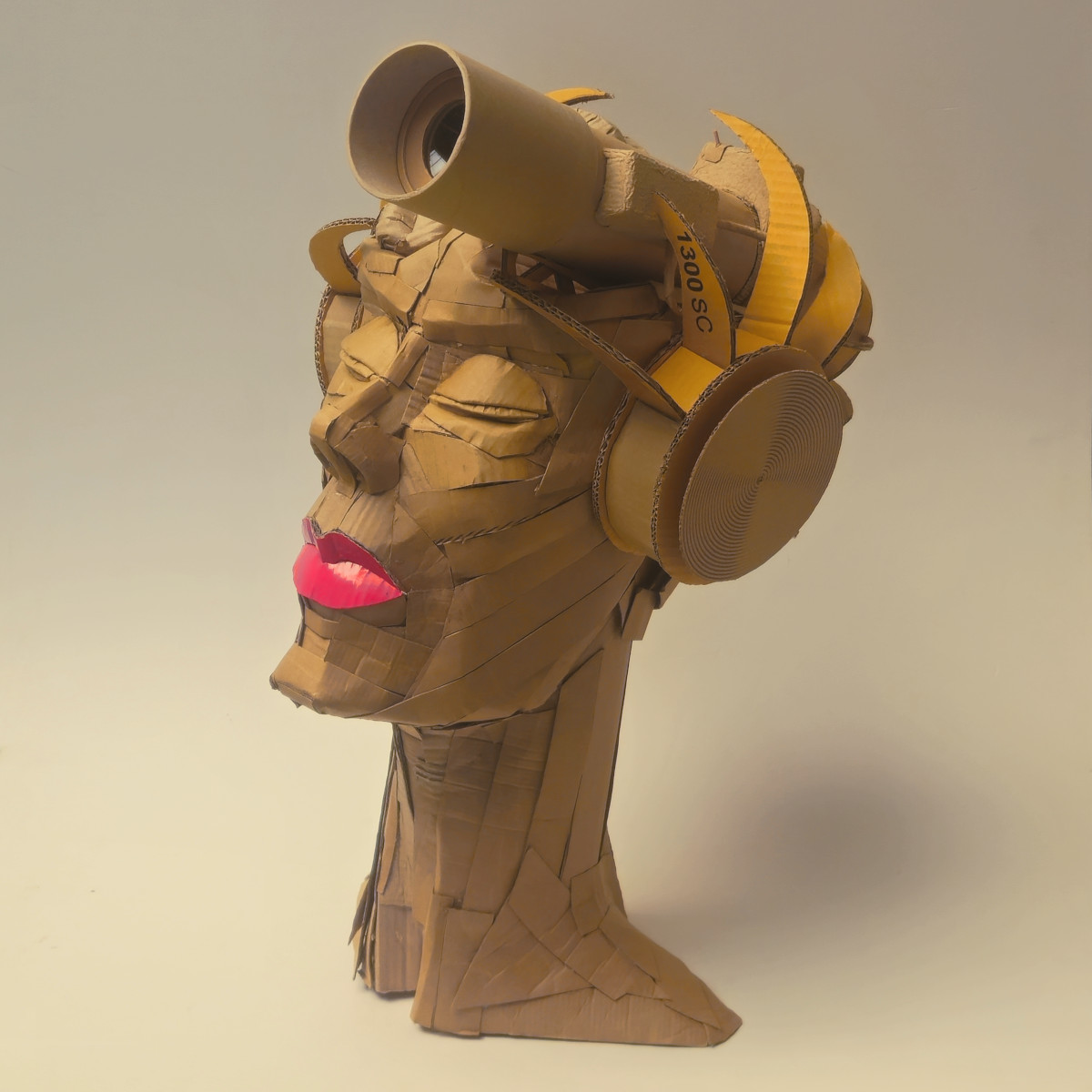 Papier paper head 2 kleur